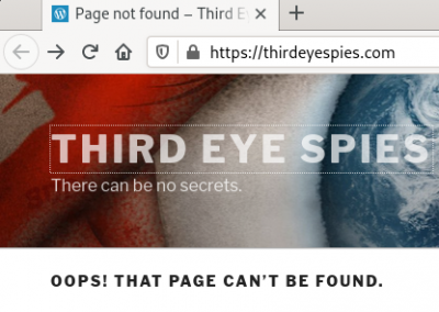 Third Eye Spies film deleted