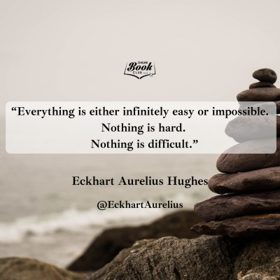 Whatever it is, if you can do it (and also could not do it), then doing it (or not) is simply a choice, which means it is infinitely easy to do and infinitely easy to not do because you are omnipotent when it comes to your choices. Using your power of choice is infinitely easy. When given the choice between two or more things, you simply choose and get what you choose, with a magic-like omnipotence and simplicity. When it comes to your choices, you always get exactly what you want (i.e. what you choose) with infinite ease.<br /><br />If you can't do it, then it is impossible. In that case, it's not hard; it's impossible.