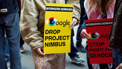 Google's Project Nimbus: &quot;Stop Profit from Genocide&quot;