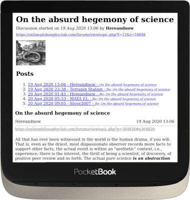 On the absurd hegemony of science